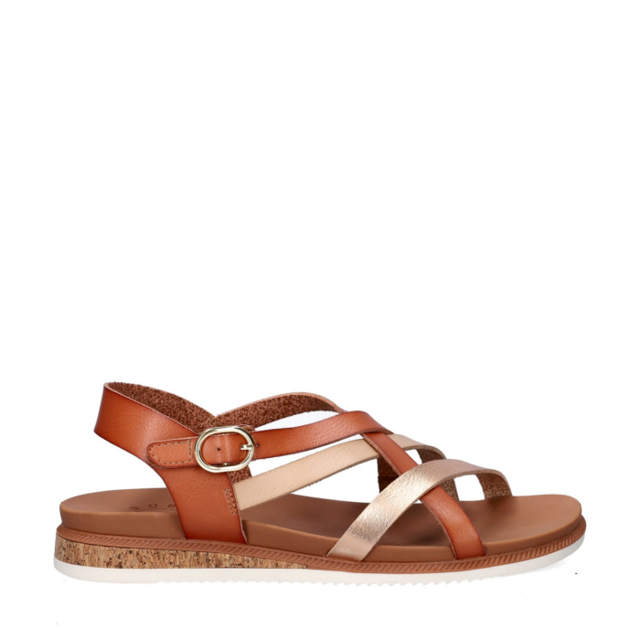 Bobs Desert kiss Low sandalen – Cognac