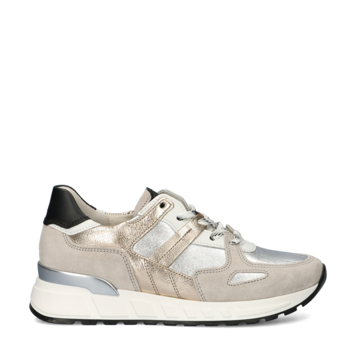 Gabor Comfort Optifit lage sneakers – Zilver