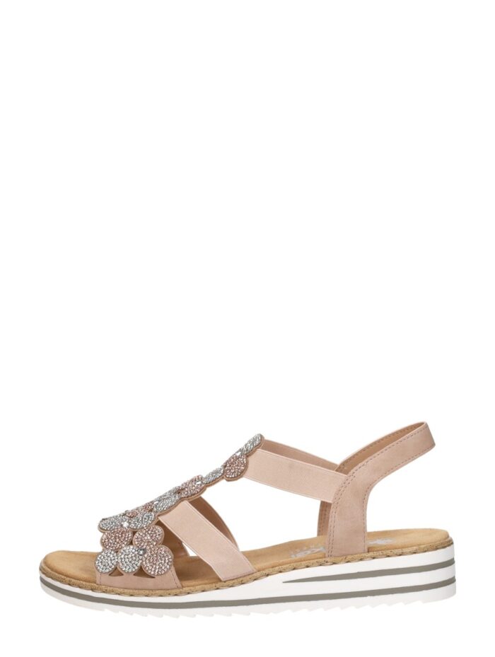 Rieker Sandalen Plat – Roze