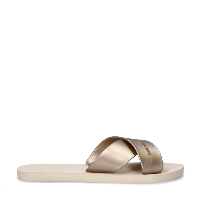 Havaianas Aqua Metallic slippers – Beige