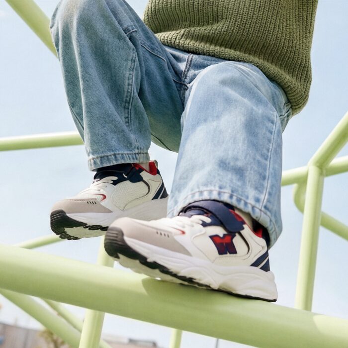 Muyters Sneakers blauw combi Textiel