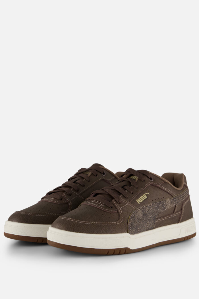 Puma Caven III Crafted Leather Sneakers bruin