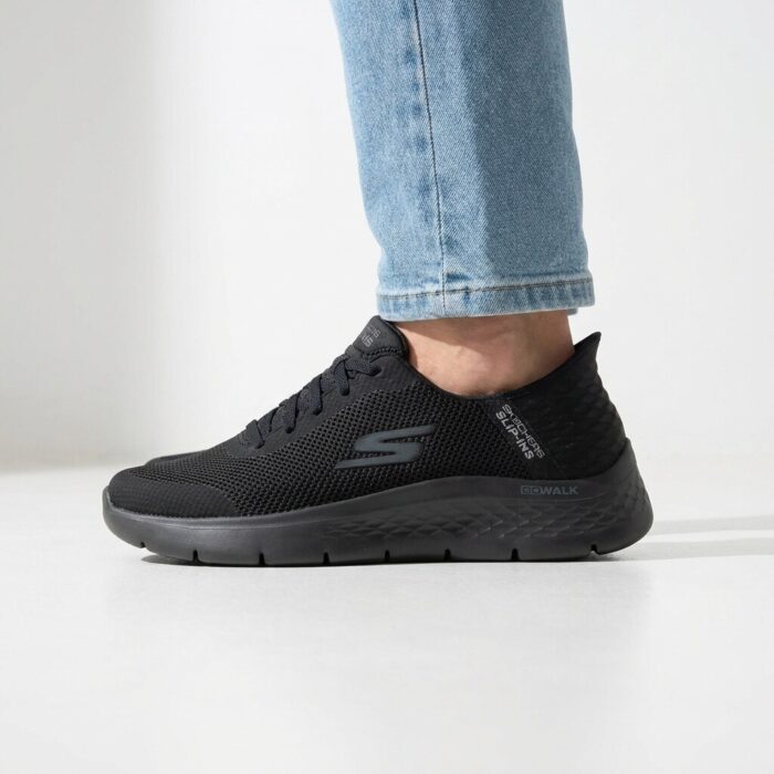 Skechers Slip-Ins Go Walk Flex Instappers zwart