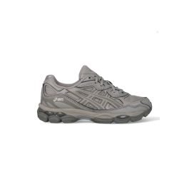 Asics GEL-NYC Cement Grey/Cement Grey Leer Unisex – Grijs