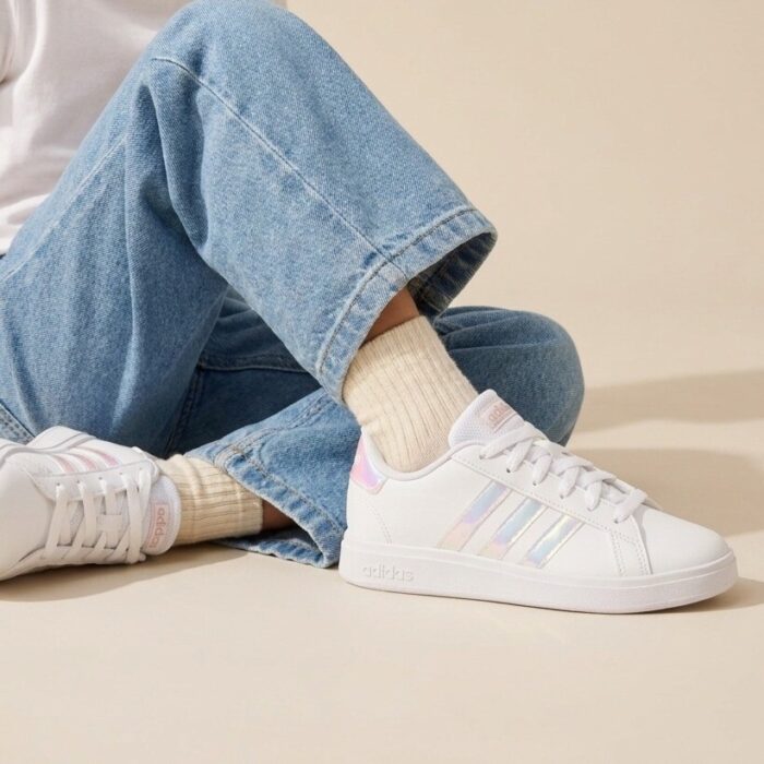 Adidas Grand Court 2.0 Sneakers wit Synthetisch