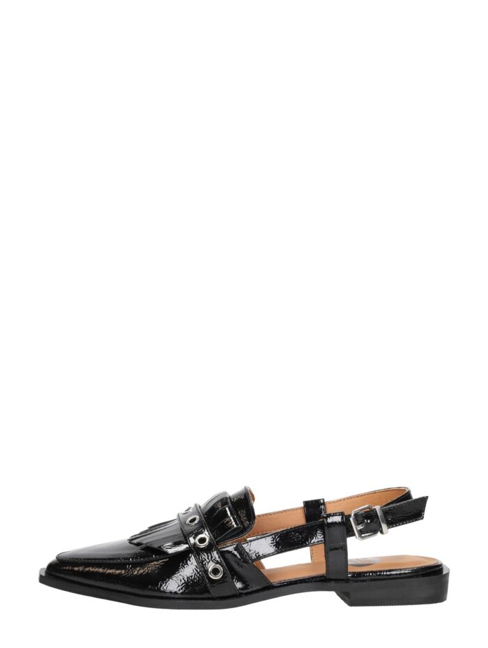 Sub55 Slingbacks Zwartlak – Zwart lak