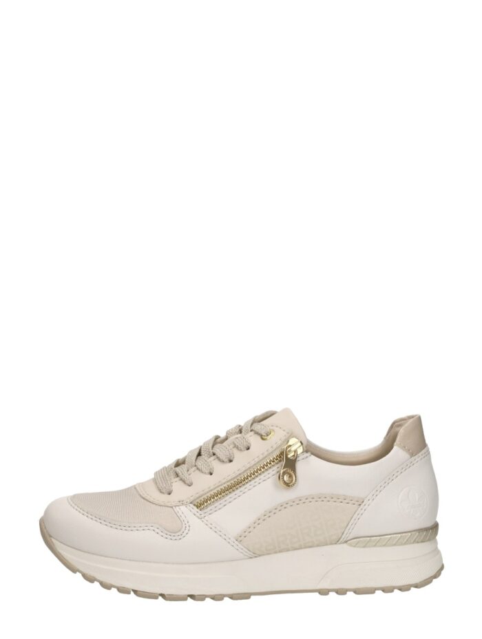 Rieker Sneakers Laag – Gebroken wit