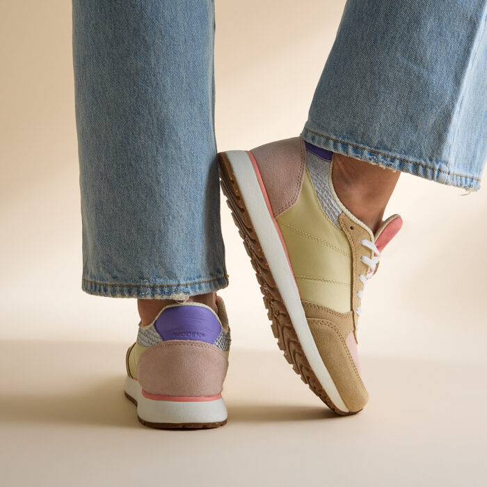Woden Ronja Powder Sneakers beige Leer