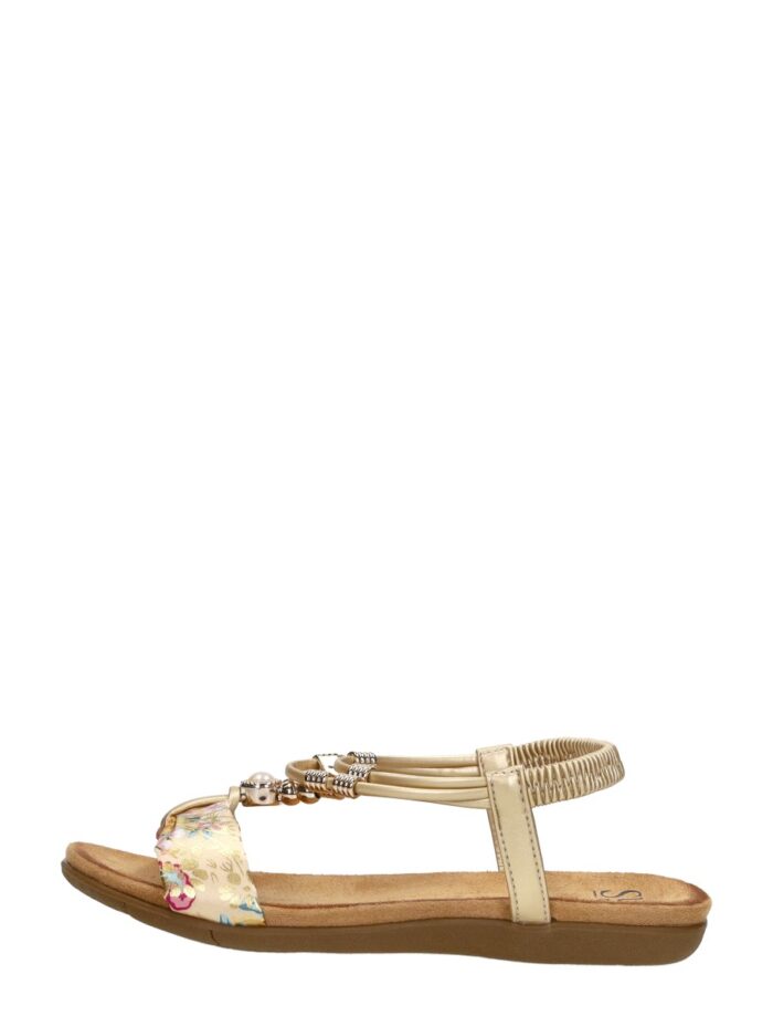 Sub55 Sandalen Plat – Goudkleur