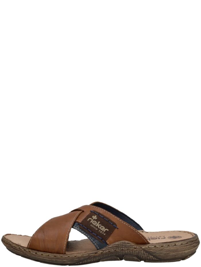 Rieker Heren Slippers – Cognac
