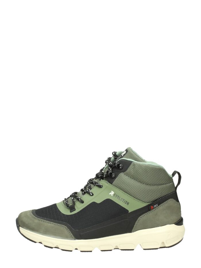 Rieker Veterschoenen Hoog – Groen