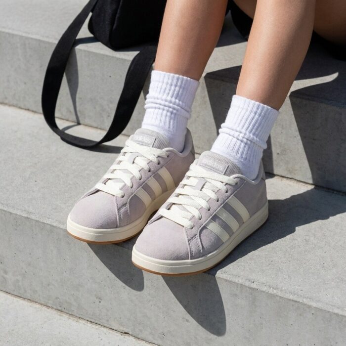 Adidas Grand Court 00’s Sneakers grijs Suède
