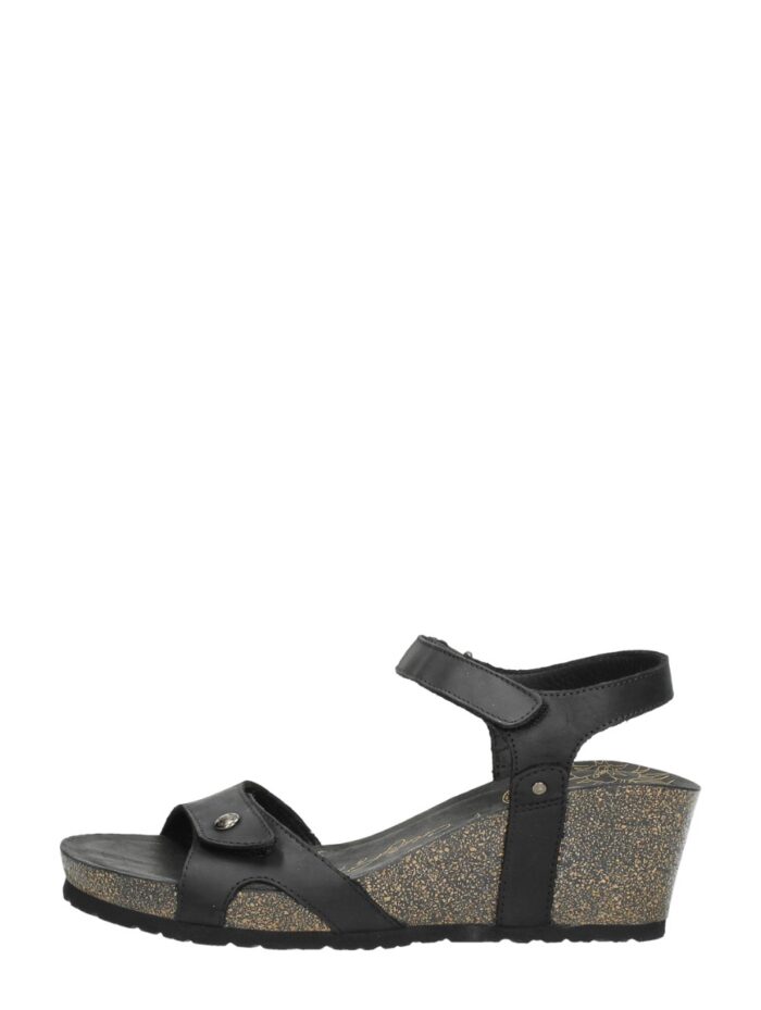 Panama Jack Julia Basics B1 sandalen met sleehak zwart
