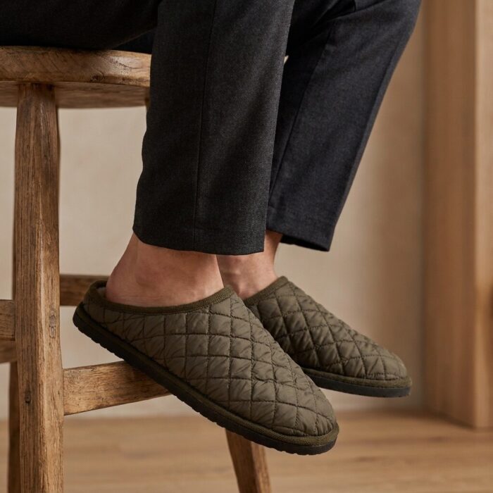 Basicz Pantoffels groen Textiel