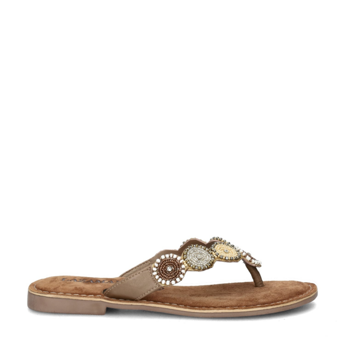 Lazamani slippers – Beige
