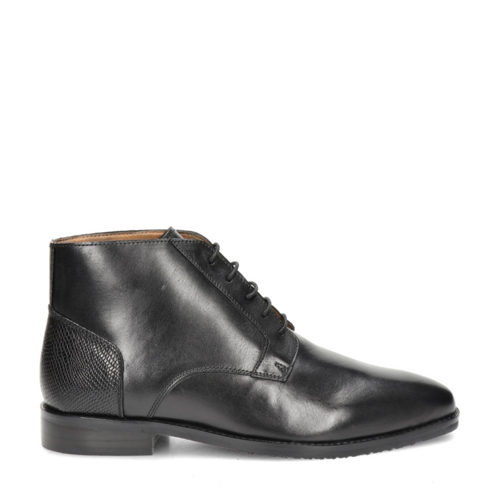 Nelson hoge nette schoenen – Zwart