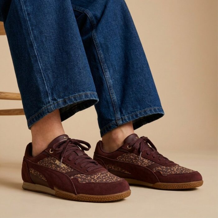 Puma bella donna feline sneakers bruin