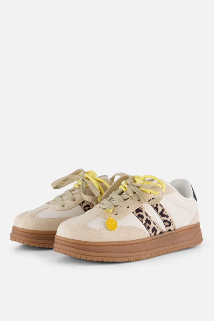 POSH by Poelman Posh Leopard Sneakers beige Synthetisch