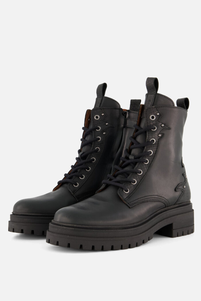 Giga Veterboots zwart Leer