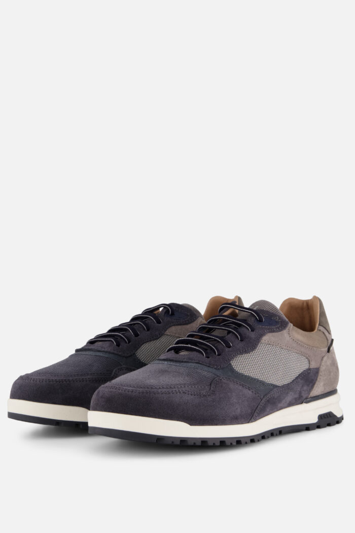 Van Lier Van Lier Sneakers blauw Suede