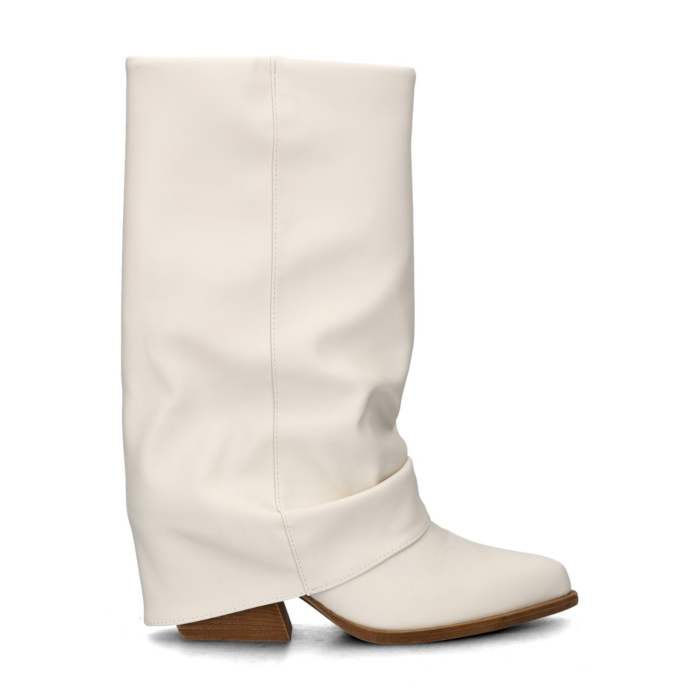 Nelson rits- & gesloten boots – Wit