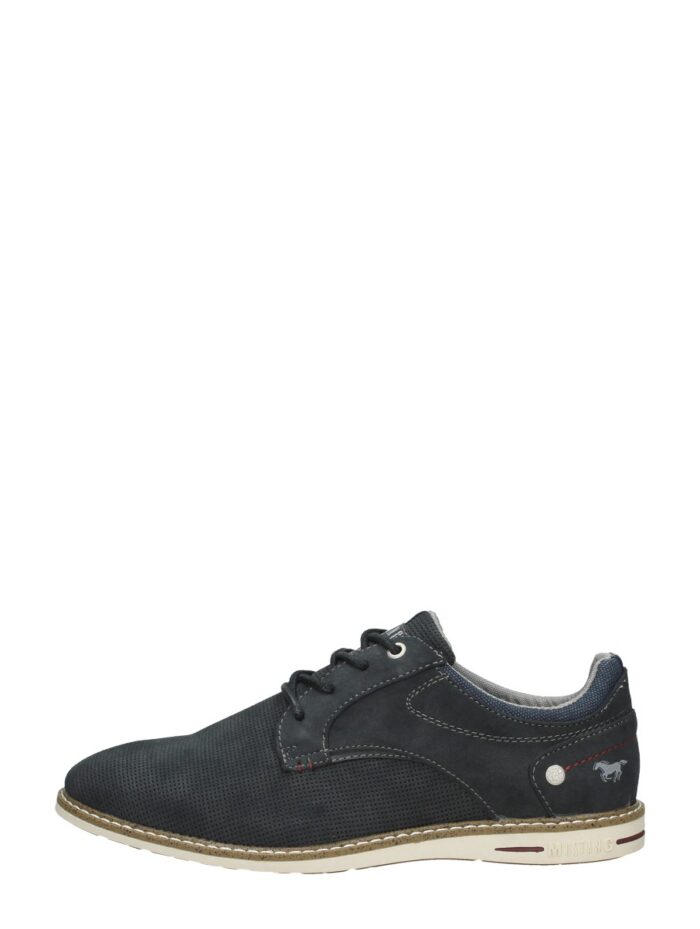 mustang Veterschoenen Laag – Blauw