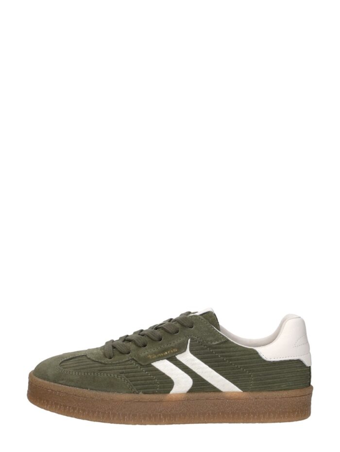 tamaris Sneakers groen Suede