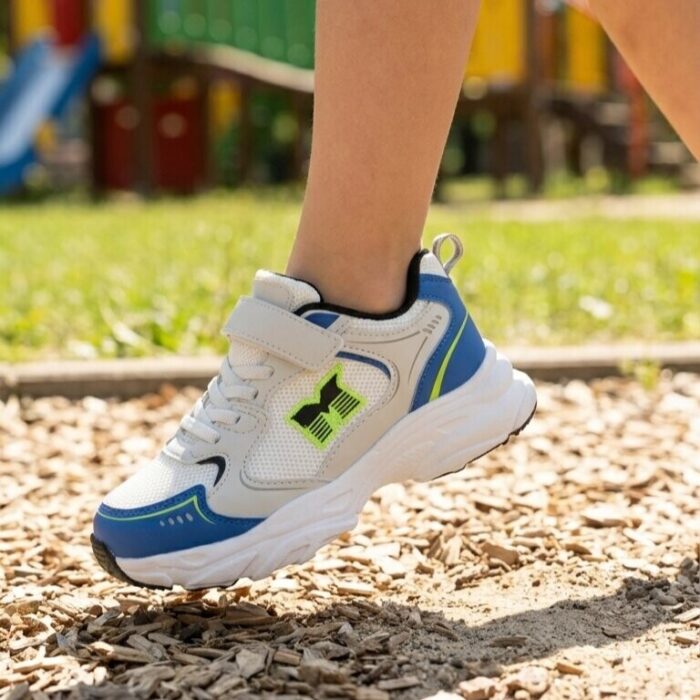 Muyters Sneakers grijs combi Textiel
