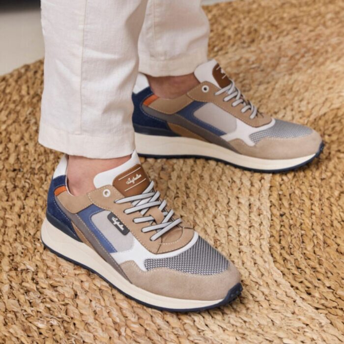 Australian Yamato Sneakers grijs Leer