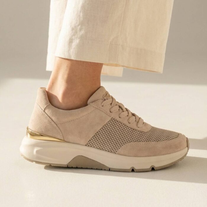 Gabor Rollingsoft Sneakers beige Suéde