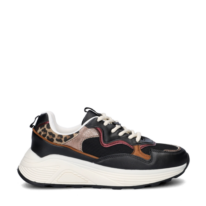 Nelson lage sneakers – Zwart