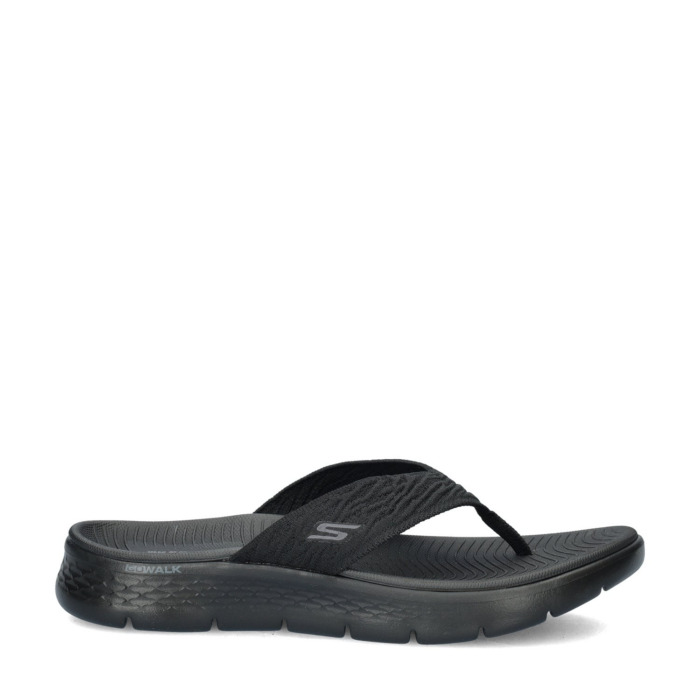 Skechers Go Walk Flex slippers – Zwart