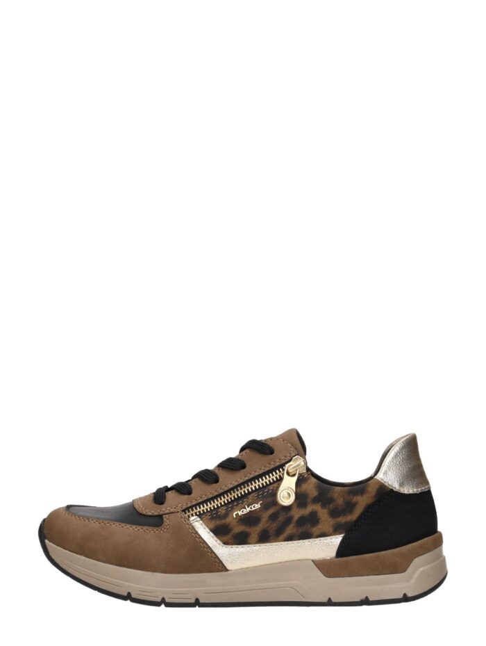 Rieker Sneakers Laag Middel Bruin – Middelbruin