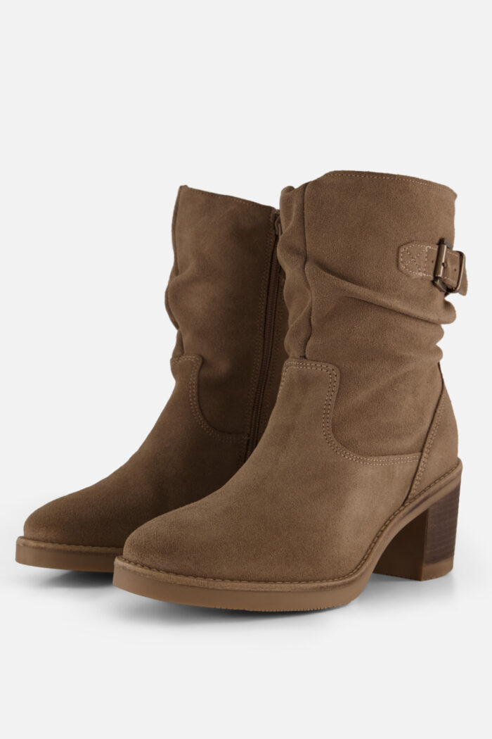 Cellini Enkellaarzen Met Hak beige Suède
