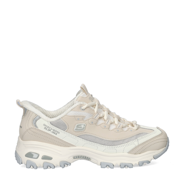 Skechers Hands Free Slip-Ins D’Lites lage sneakers – Beige