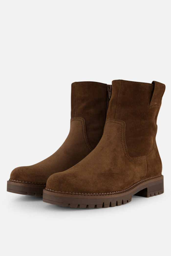 Gabor Enkellaarsjes bruin Suede