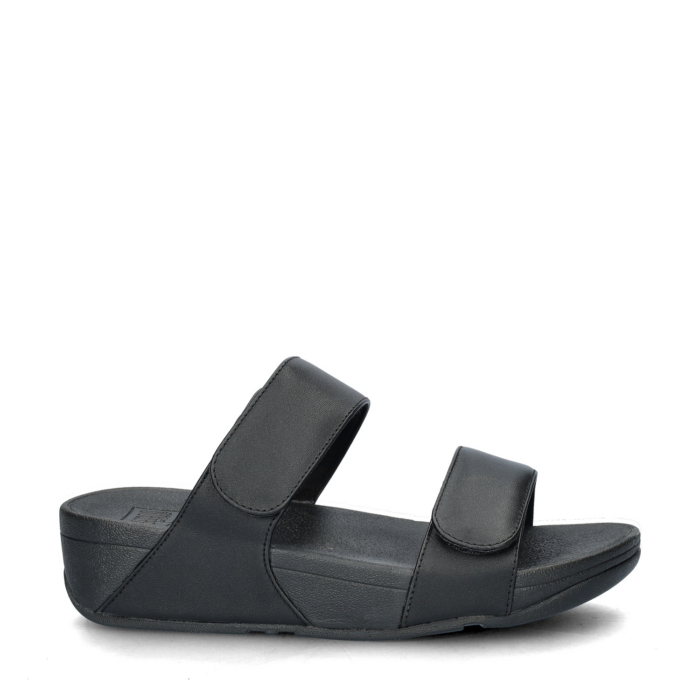 FitFlop Lulu Leather slippers – Zwart