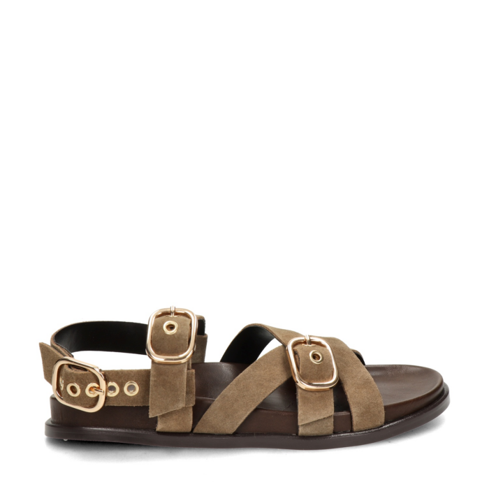 Nelson sandalen – Bruin