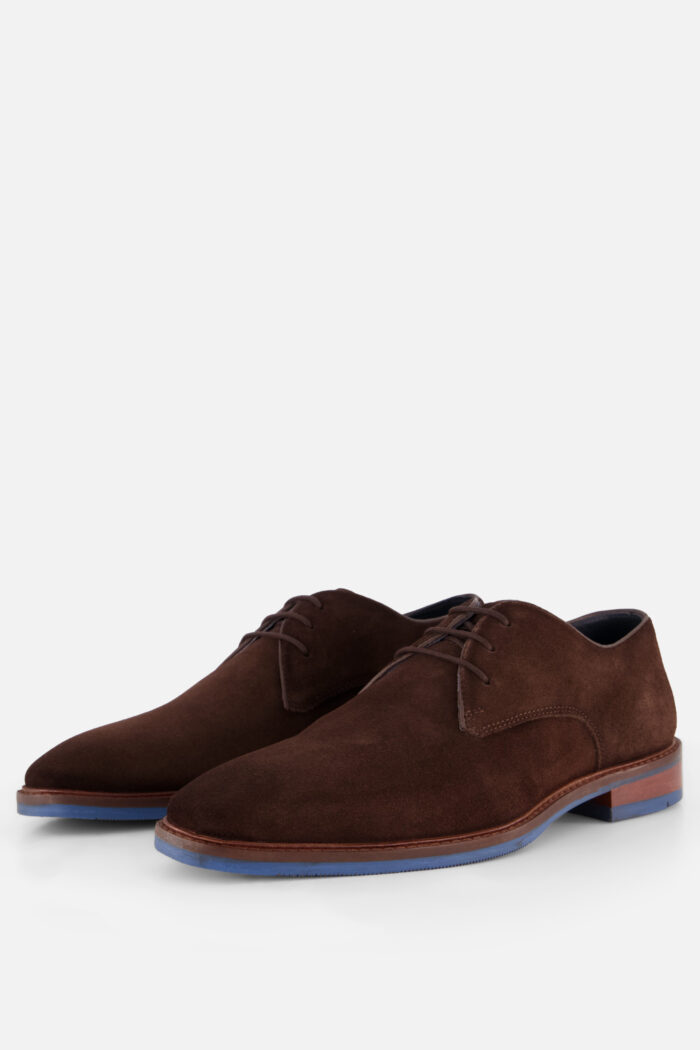 Vertice veterschoenen donker bruin Suède