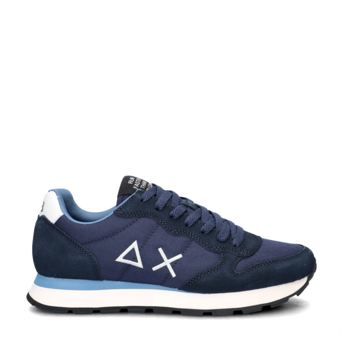 Sun 68 Tom Solid lage sneakers – Blauw
