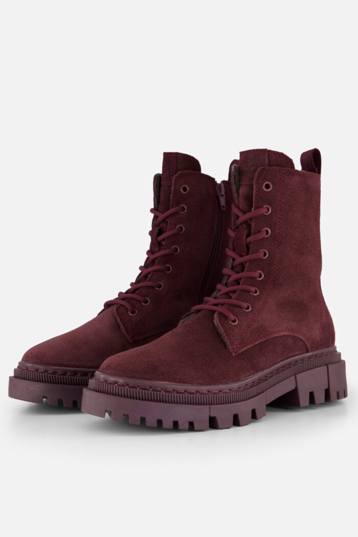 tamaris Veterboots rood Suede