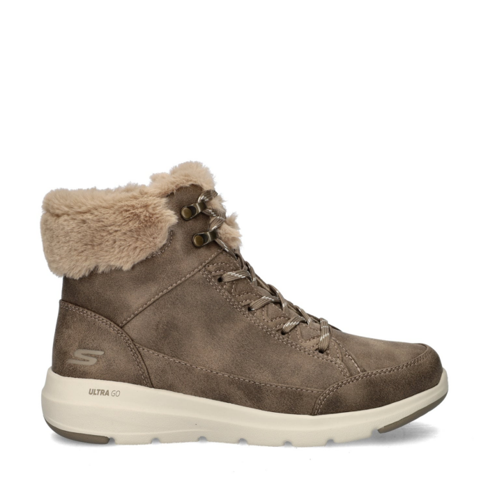 Skechers Glacial Ultra Go veterboots – Taupe
