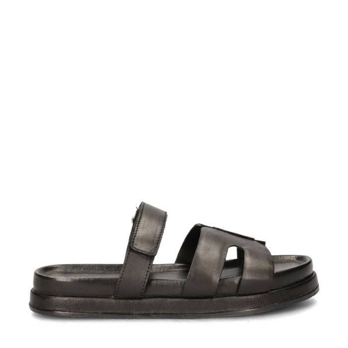 Nelson slippers – Zwart