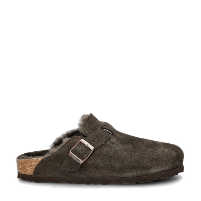 Birkenstock Boston Shearling instapschoenen – Bruin