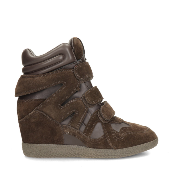 Steve Madden Mavis hoge sneakers – Bruin