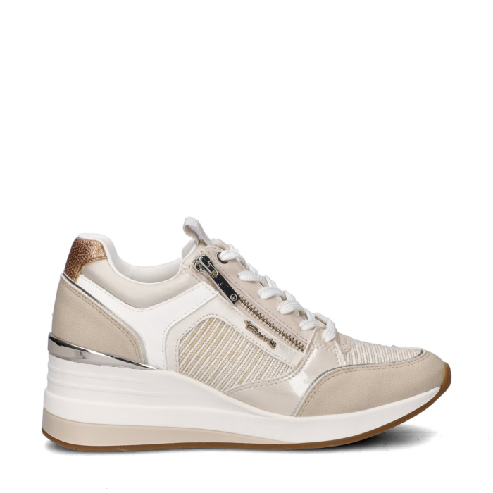 tamaris lage sneakers – Beige