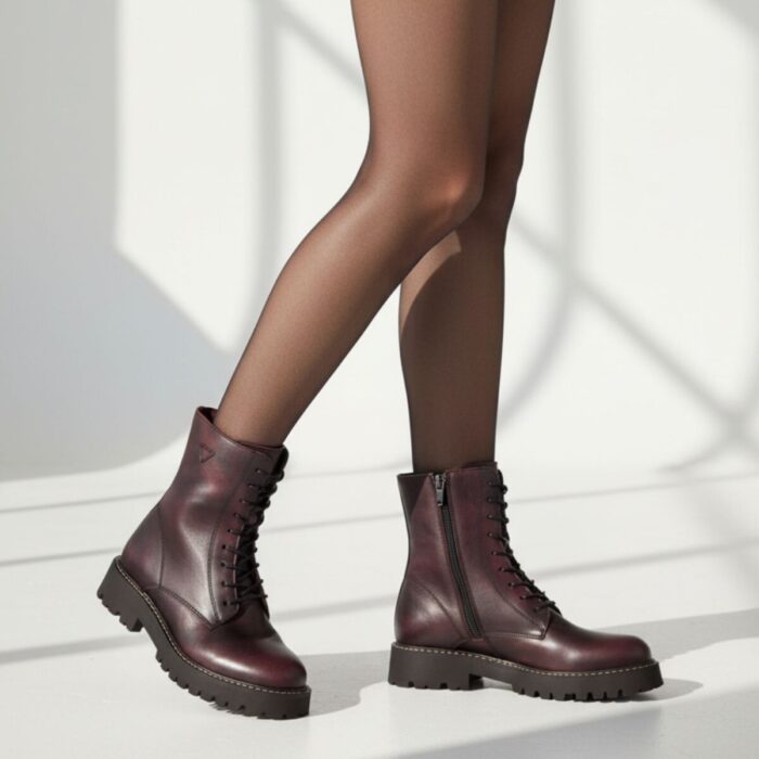 Cellini Veterboots rood Leer – Bordeaux