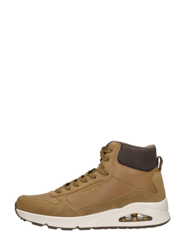 Skechers Sneakers Hoog Middel Bruin – Middelbruin