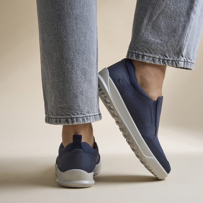 ECCO Byway Sneakers blauw Leer
