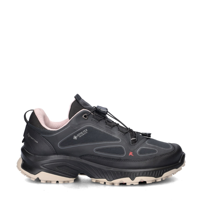 ECCO Receptor XP lage sneakers – Zwart